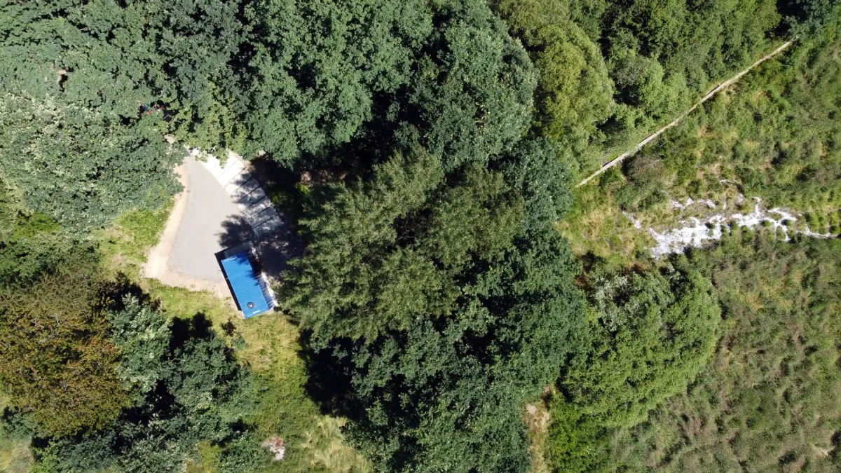 automatic phosphorus precipitation unit in area of Jordan pond by Photon Water
