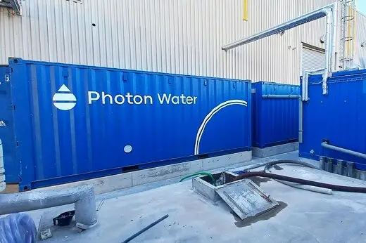 Photon Water's containerized water treatment plants can also be successfully used for water treatment in industrial applications