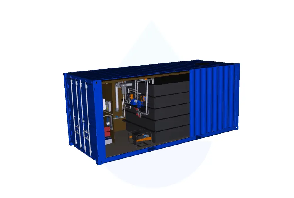 3D visualization of precipitation station